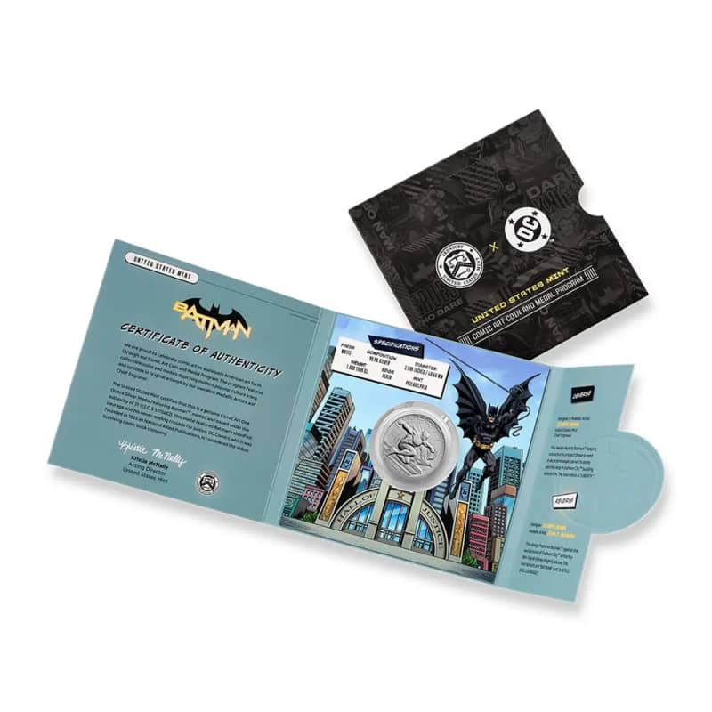 2025 1 oz DC Comics Batman American Liberty Silver Medal l JM Bullion™