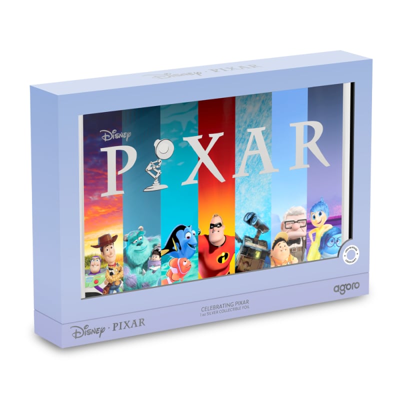 2026 1 oz Proof Colorized Niue Silver Pixar 40th Anniversary Foil