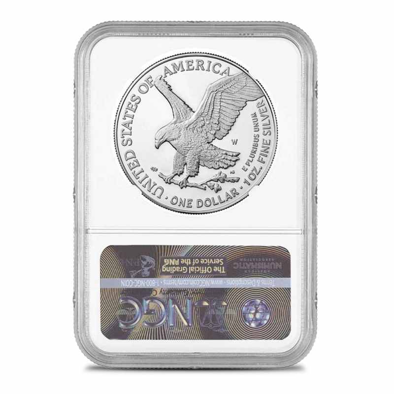 2022-W Proof 1 oz American Silver Eagle Coin NGC PF70 UCAM AR l JM