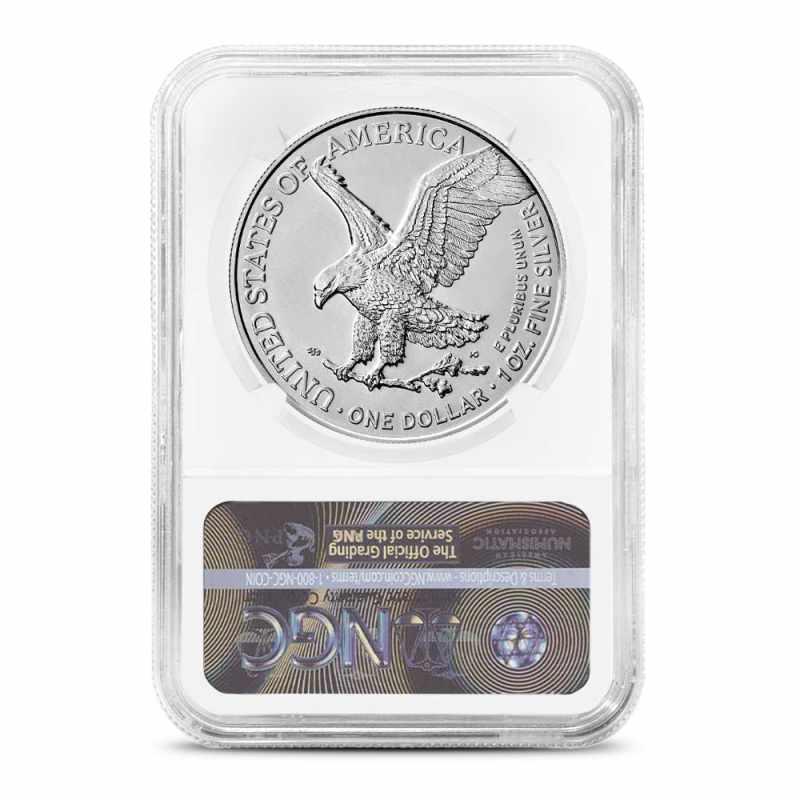 2021 1 oz American Silver Eagle Coin NGC MS70 (Type 2) l JM Bullion™