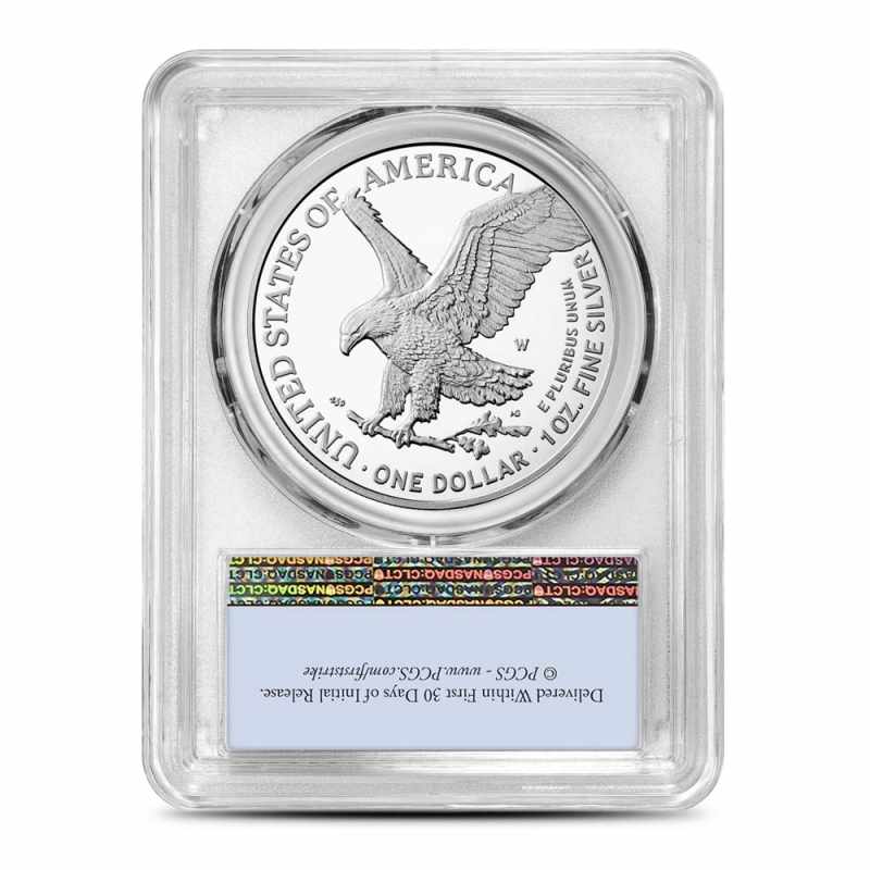 2022-W アメリカ シルバーイーグル 銀貨 PCGS PR70DCAM FS 2022-W Proof American Silver Eagle Coin PCGS PR70 DCAM FS l JM