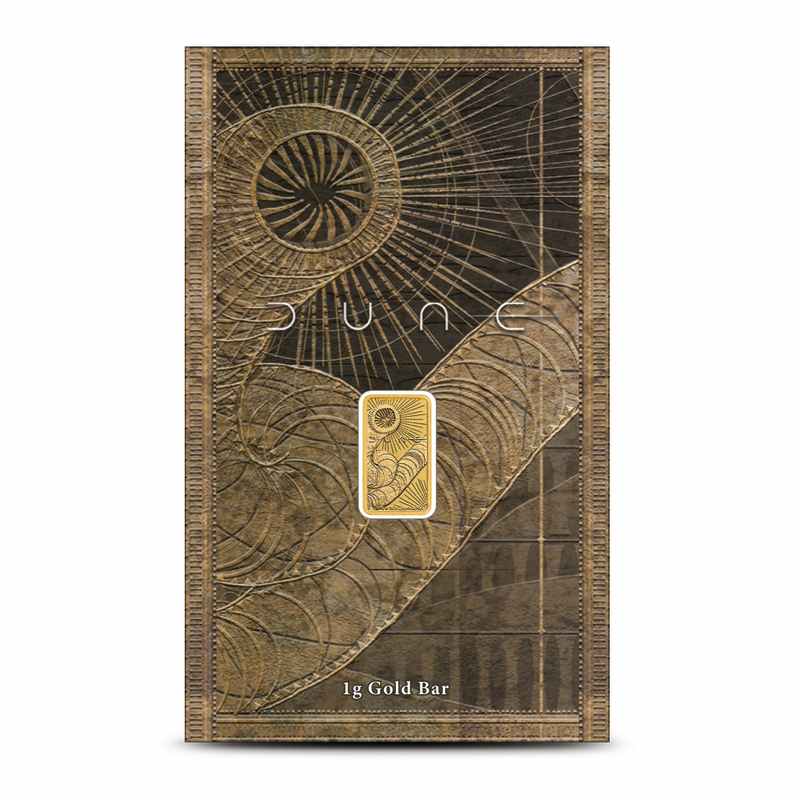 1 Gram Perth Mint DUNE Gold Bar (New w/ Assay) l JM Bullion™