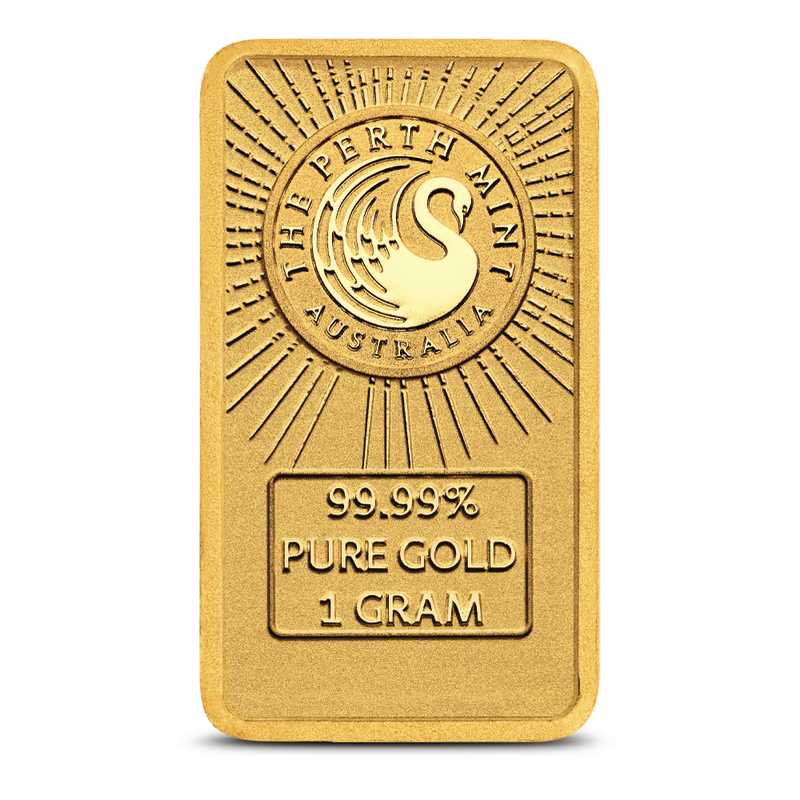 1 Gram Perth Mint DUNE Gold Bar (New w/ Assay) l JM Bullion™