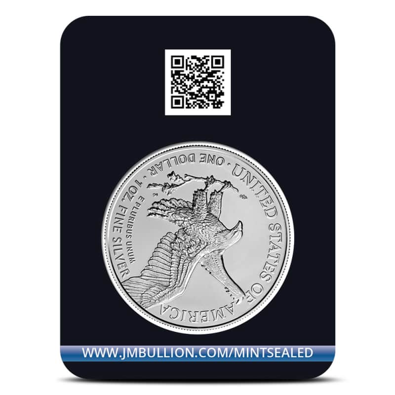 2024 1 oz American Silver Eagle Coin (MintSealed, BU) l JM Bullion™