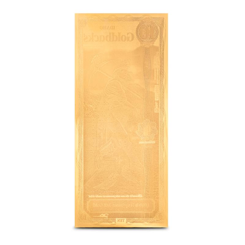 10 Idaho Goldback Gold Note (New) l JM Bullion™