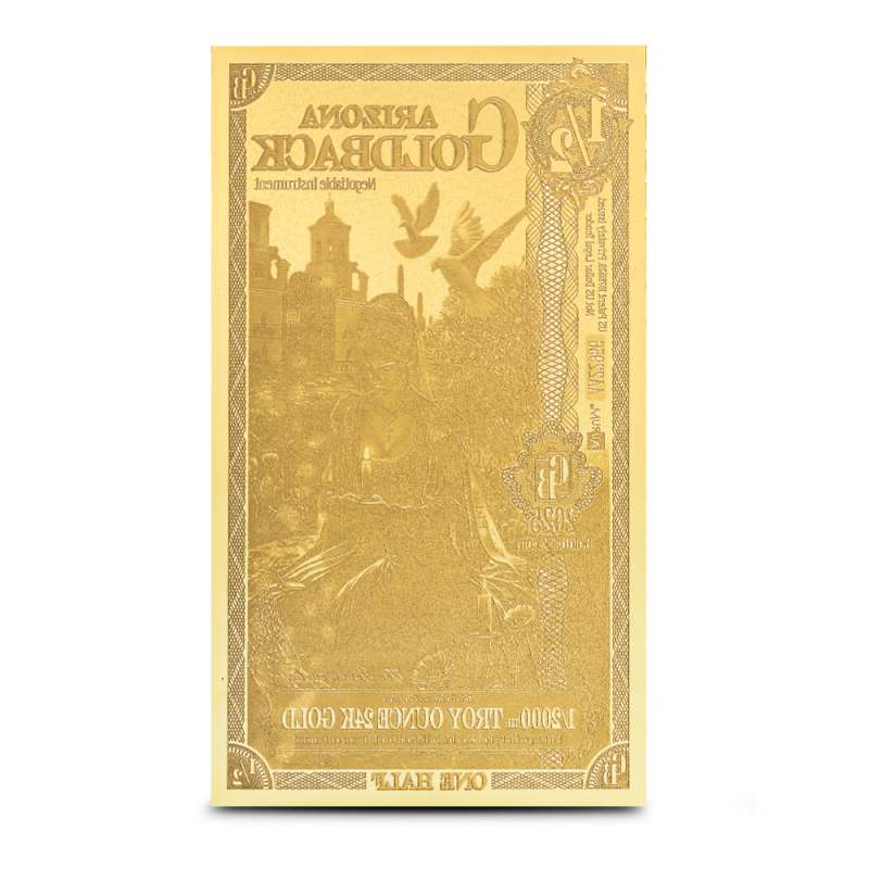 1/2 Arizona Goldback Gold Note (100 Pack, New) l JM Bullion™