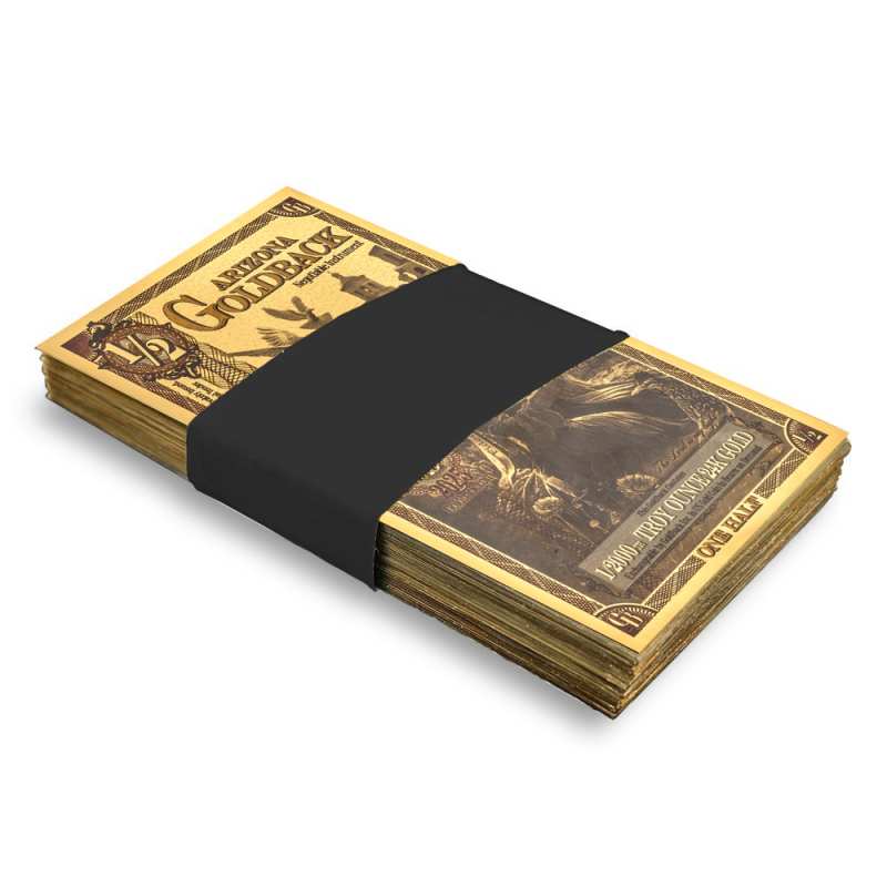 1/2 Arizona Goldback Gold Note (100 Pack, New) l JM Bullion™