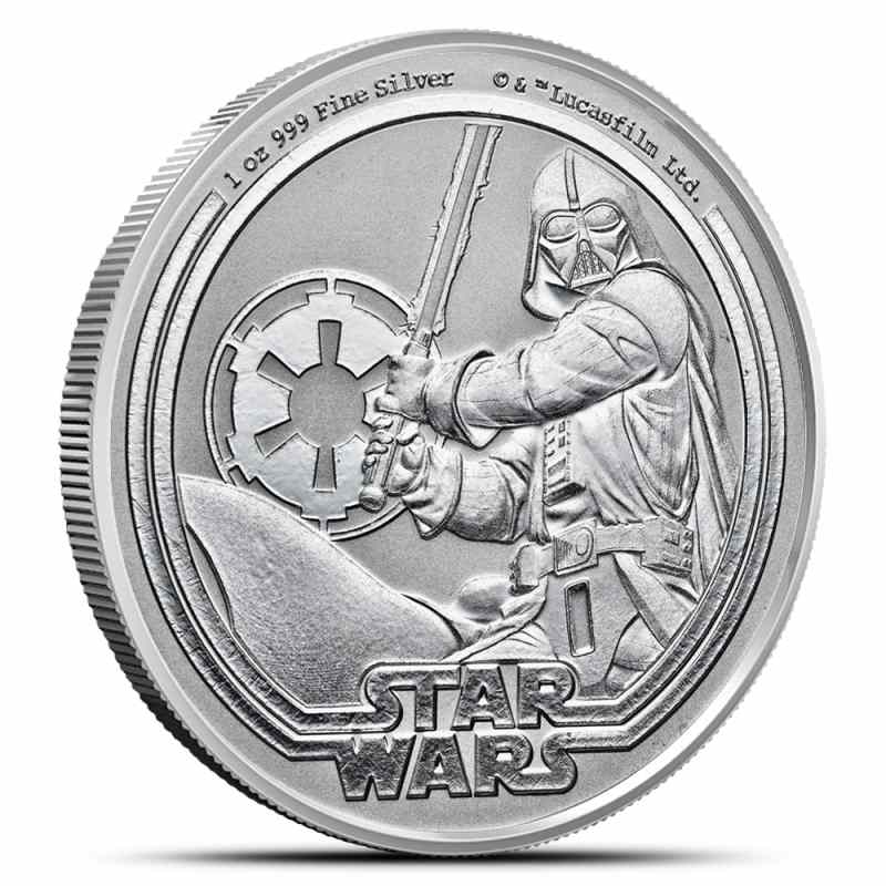 2026 1 oz Niue Silver Star Wars Darth Vader Coin (BU) l JM Bullion™