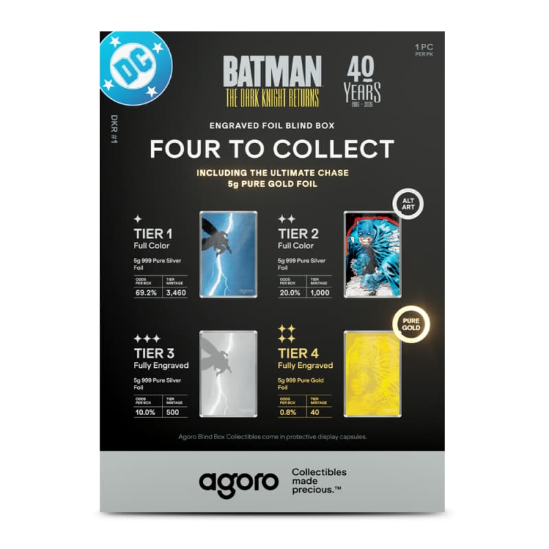 2026 5 Gram Proof Colorized Niue Dark Knight Returns Blind Box