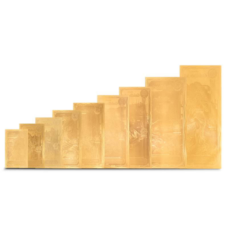 9 Piece Idaho Goldback Gold Note Set (Random Year, New) l JM Bullion™