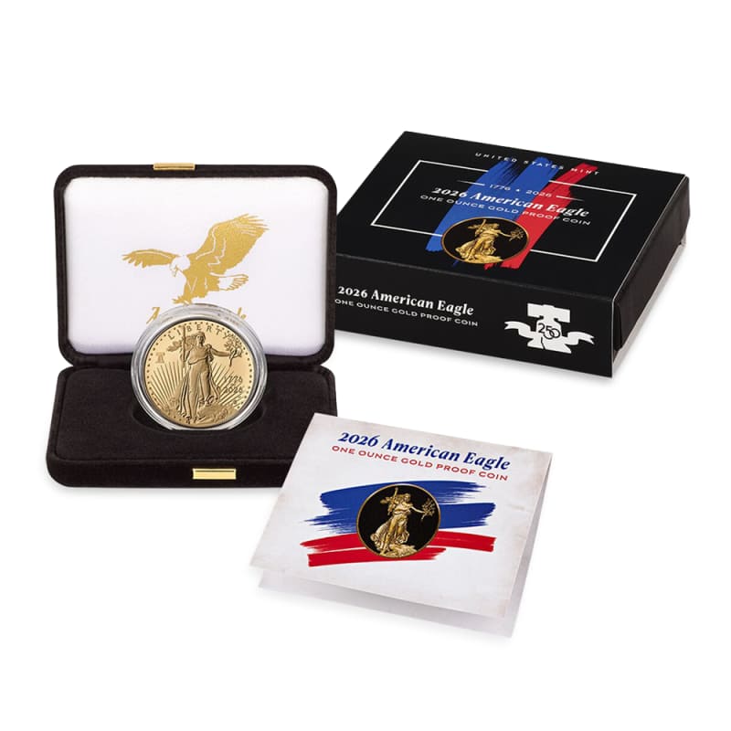 2026-W 1 oz Proof American Gold Eagle Coin (Box + CoA)l JM Bullion™