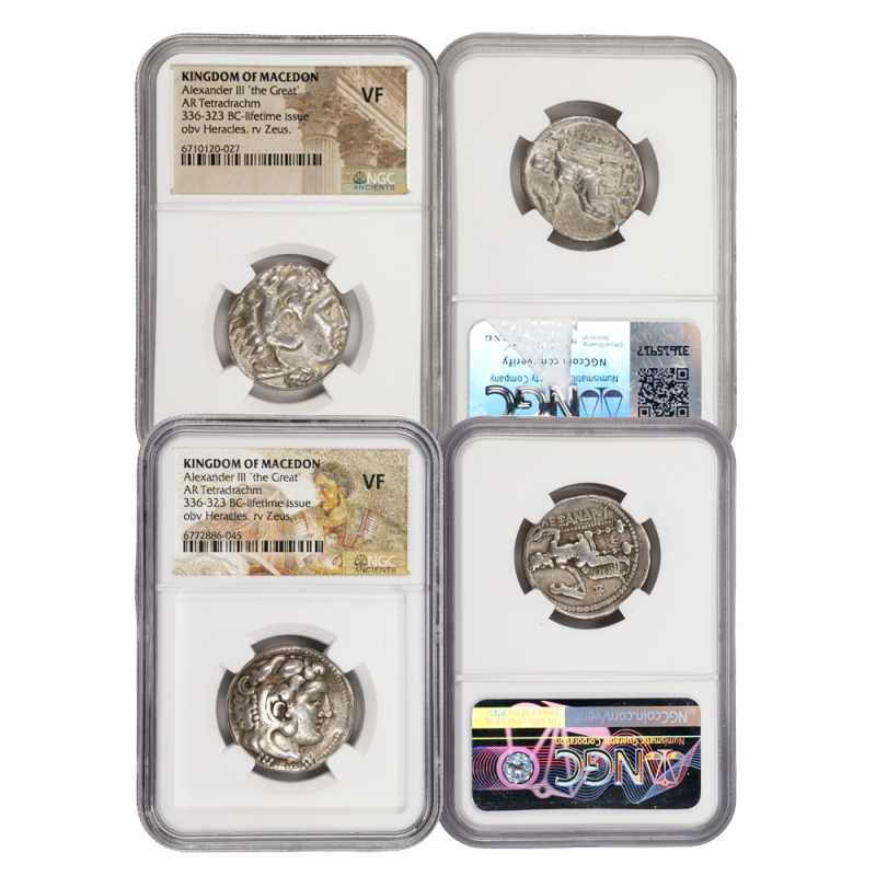 Alexander III 'the Great' AR Tetradrachm NGC VF - Lifetime Issue l