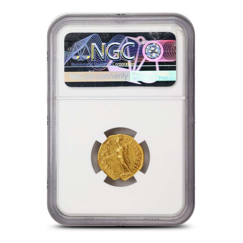 Roman Empire Mar. Aurelius, AD 161-180 AV Aureus NGC Ch VF l JM