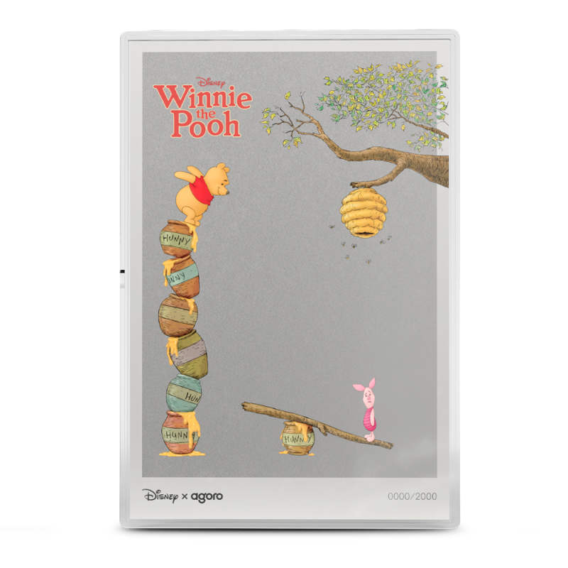 金箔紙　pooh 2026 5 Gram Proof Colorized Niue Silver Winnie the Pooh Foil l JM
