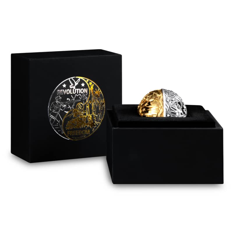2026 2 oz Samoa Silver Filigree Spherical Revolution and Freedom