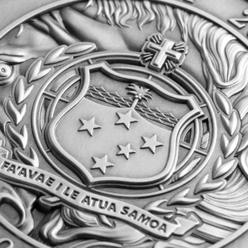 2026 2 oz Antique Samoa Silver The Journeying Steed Coin l JM Bullion™