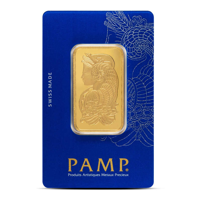 1 oz PAMP Suisse Lady Fortuna Veriscan Gold Bar (New w/ Assay) l