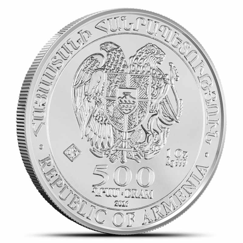 1 oz Armenian Silver Noah's Ark Coin (Random Year) l JM Bullion