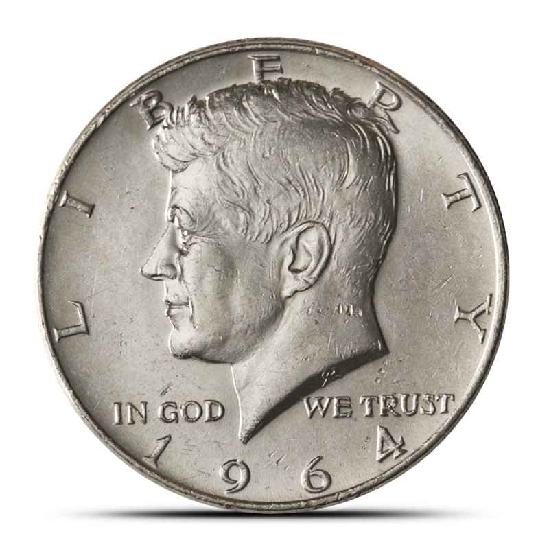90% Silver Kennedy Half Dollars ($10 Tube, Circulated) l JM
