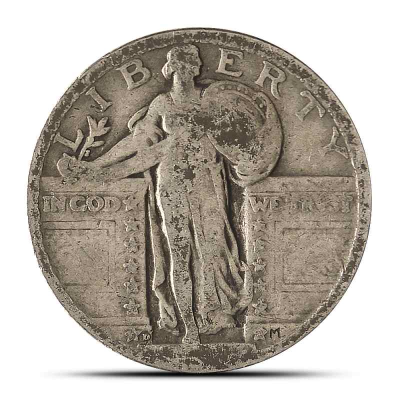 90% Silver Standing Liberty Quarters ($1 FV) l JM Bullion™