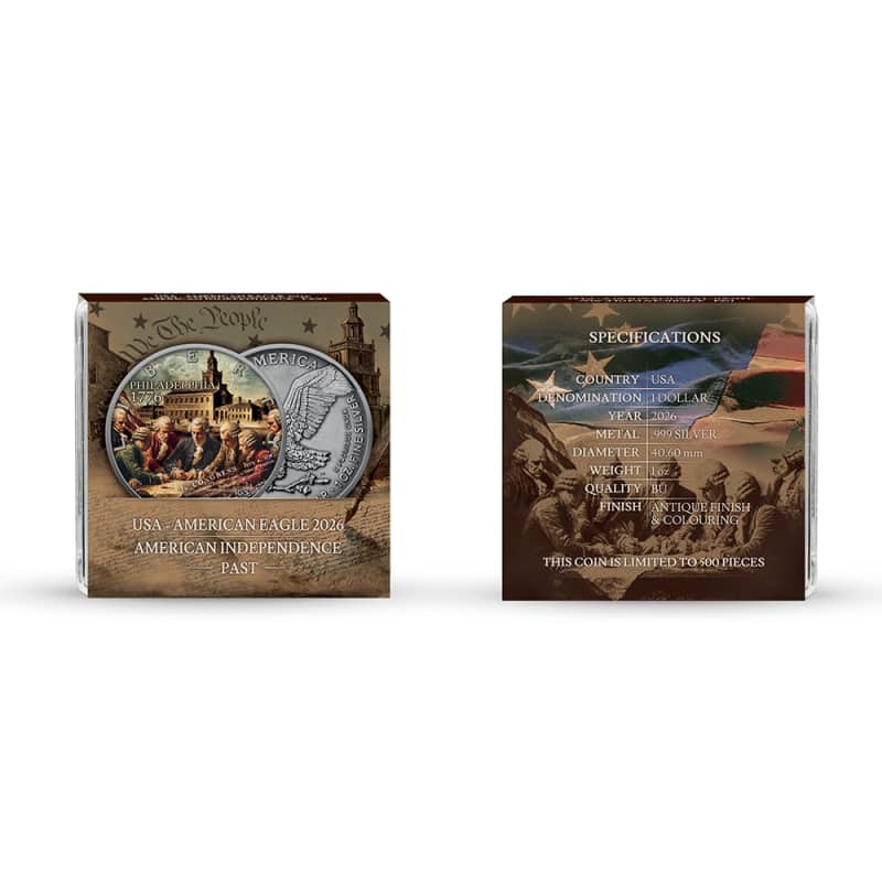 2026 1 oz Colorized American Independence Edition Silver Eagle