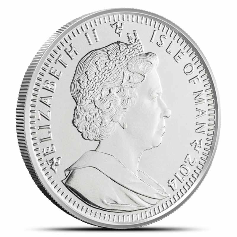 2014 1 oz Isle of Man Silver Angel Coin (BU) l JM Bullion™