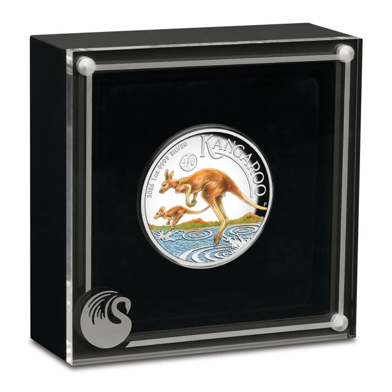 2026 1 oz Proof Colorized Australian Silver Kangaroo Coin l JM