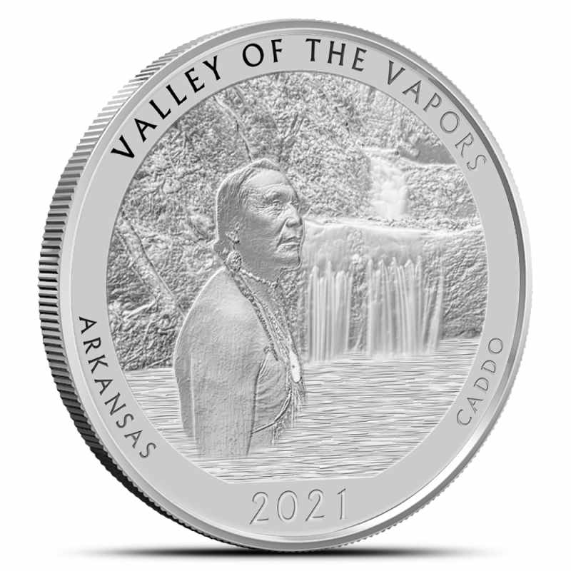 2022 Proof Native America the Beautiful Arkansas Silver Coin l JM