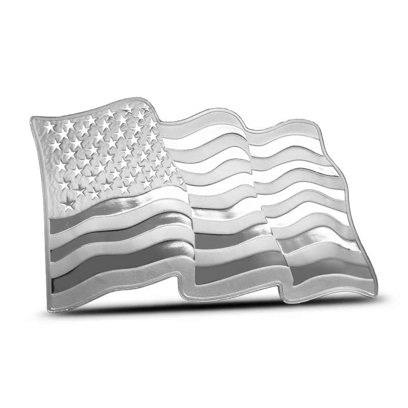 1 oz Sunshine American Flag Silver Bar (Colorized America250