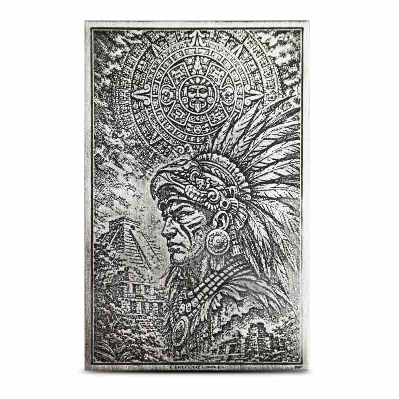 1 oz North View Products Aztec Warrior Silver Card (New) l JM Bullion™