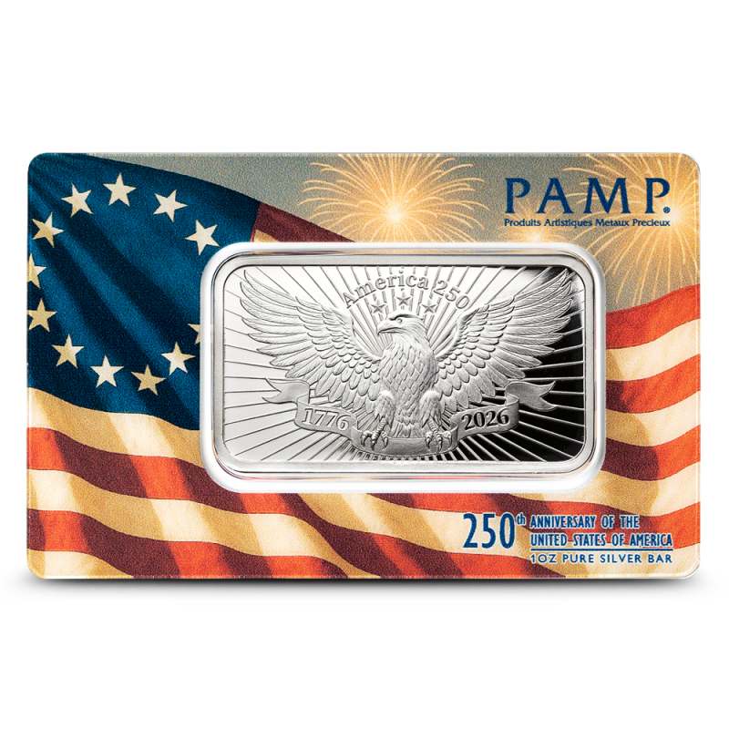 【限定2500枚】2021 Victory 銀貨 1oz 箱・証明書付 1 oz PAMP Suisse 250th Anniversary of the United States of America