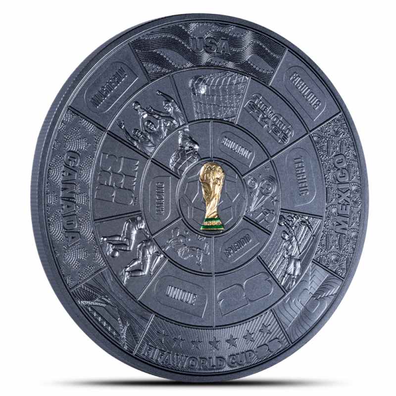 2026 2 oz Antique Samoa FIFA World Cup Maze Silver Coin l JM Bullion™
