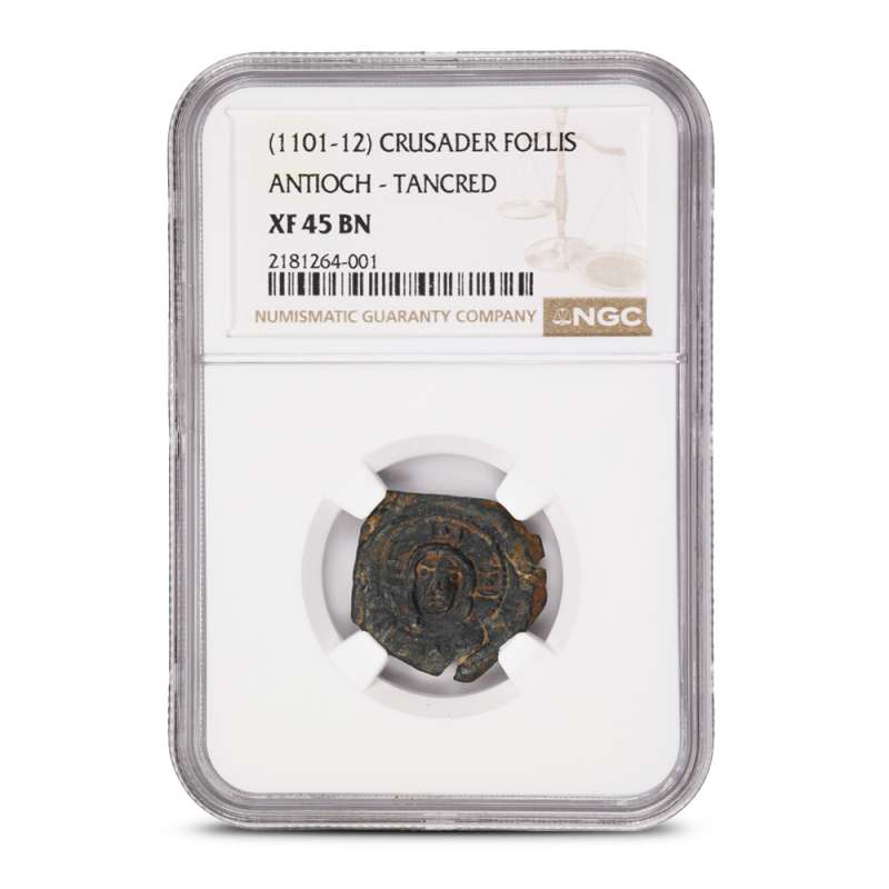 Crusader (1101-12) FOLLIS NGC XF45 ANTIOCH - TANCRED l JM Bullion™