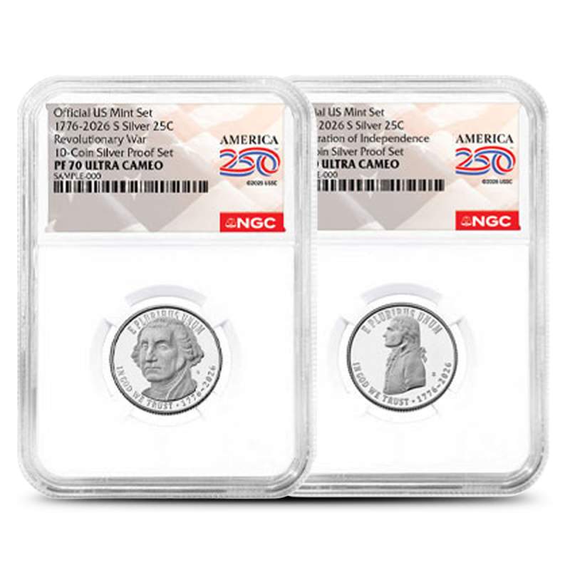 2026-S US Mint Silver Proof Set NGC PF70 (America250 Label) l JM