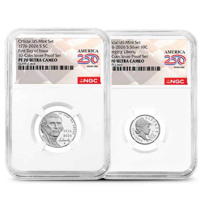 2026-S US Mint Silver Proof Set NGC PF70 (America250 Label) l JM