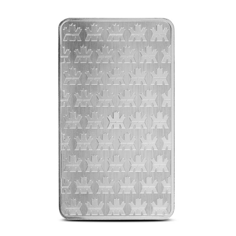 10 oz (RCM) Royal Canadian Mint Silver Bar (New) l JM Bullion