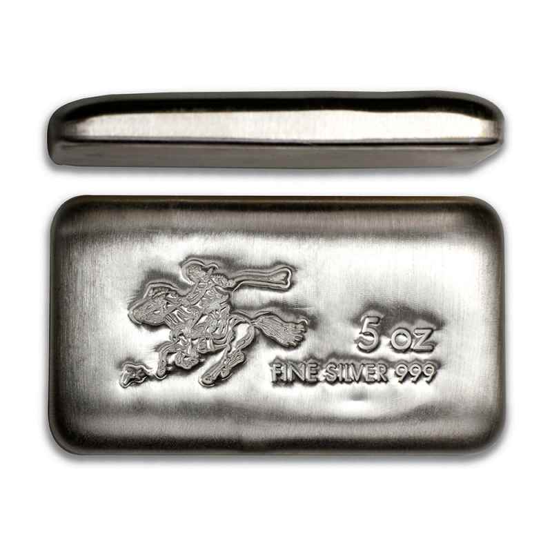5 oz SilverTowne Pony Silver Bar (New) l JM Bullion™