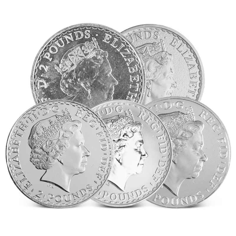 1 oz British Silver Britannia Coin (Random Year) l JM Bullion