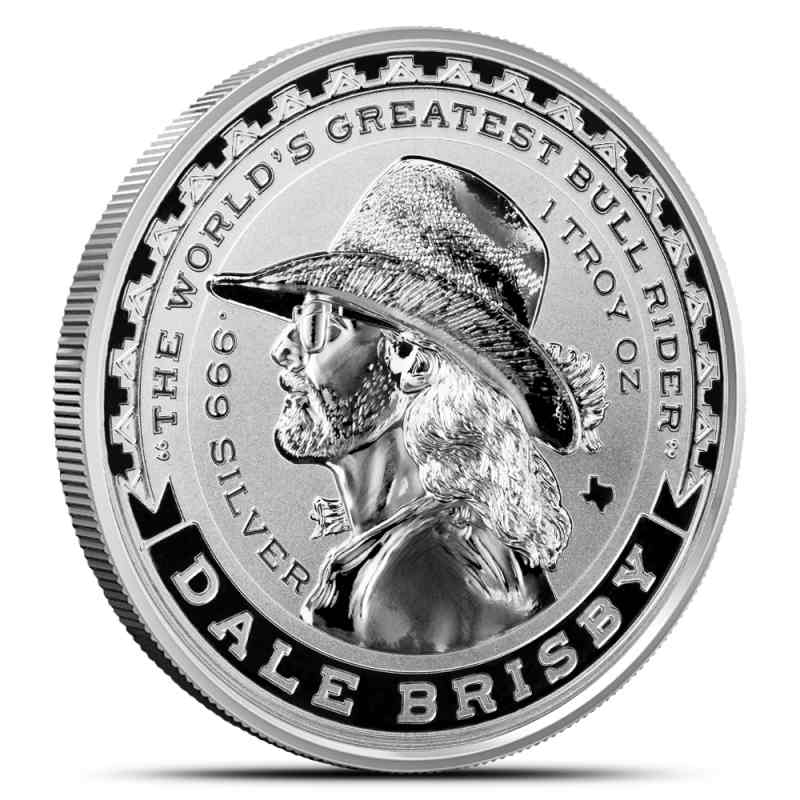 1 oz Reverse Proof Texas Mint Dale Brisby Silver Round l JM Bullion™