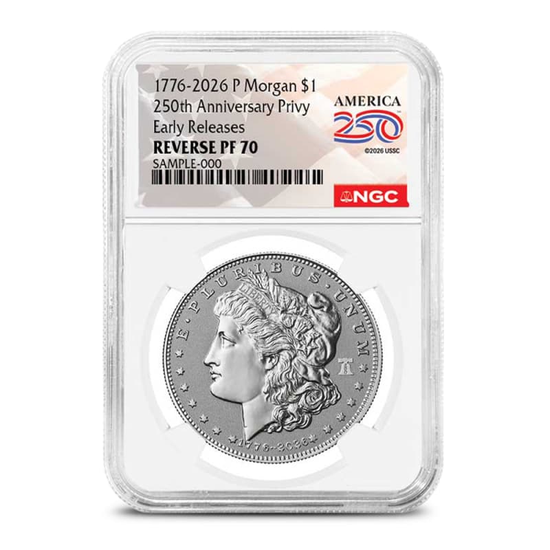 2026-P Reverse Proof Morgan Silver Dollar Coin NGC PF70 UCAM ER
