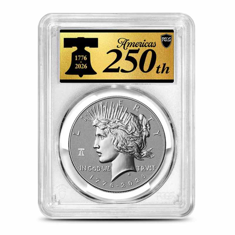 2026-P Reverse Proof Peace Silver Dollar Coin PCGS PR70 FDOI (Dual