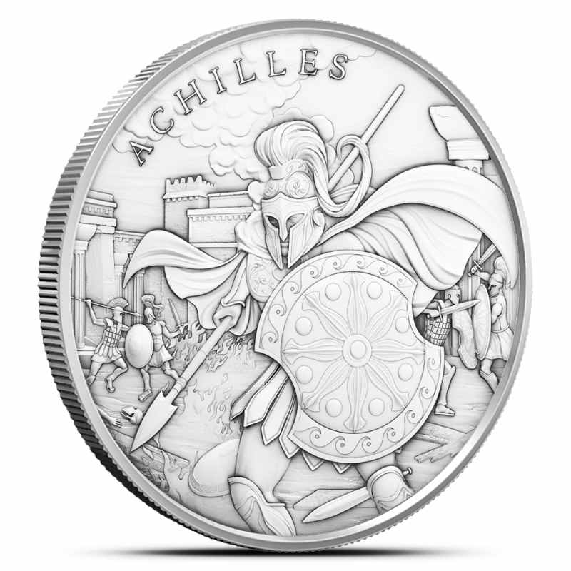 1 oz Legendary Warriors Achilles Silver Round (New) l JM Bullion™