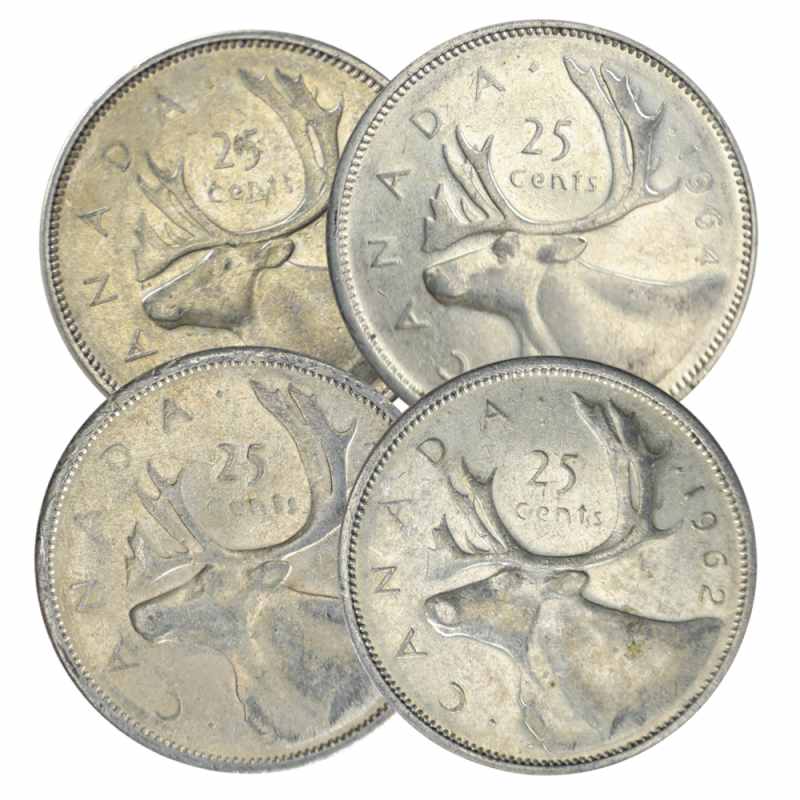 80% Canadian Silver Coins ($1 FV, Pre-67, Circulated) l JM Bullion™