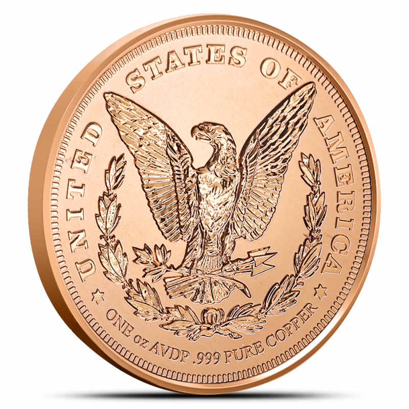 1 oz Reverse Proof Sunshine Morgan Copper Round America250 Privy l