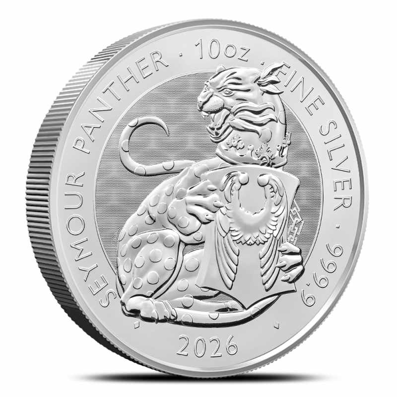2026 10 oz British Silver Tudor Beasts Seymour Panther Coin (BU) l