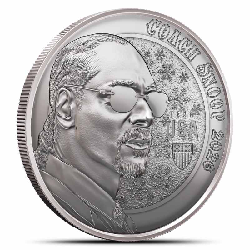 2026 1/2 oz Coach Snoop Winter Games Silver Round (New) l JM Bullion™