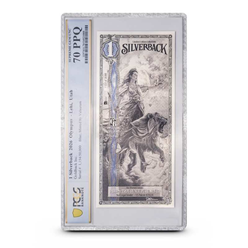 1 Hera Standard Silverback Silver Note (70 PPQ) l JM Bullion™