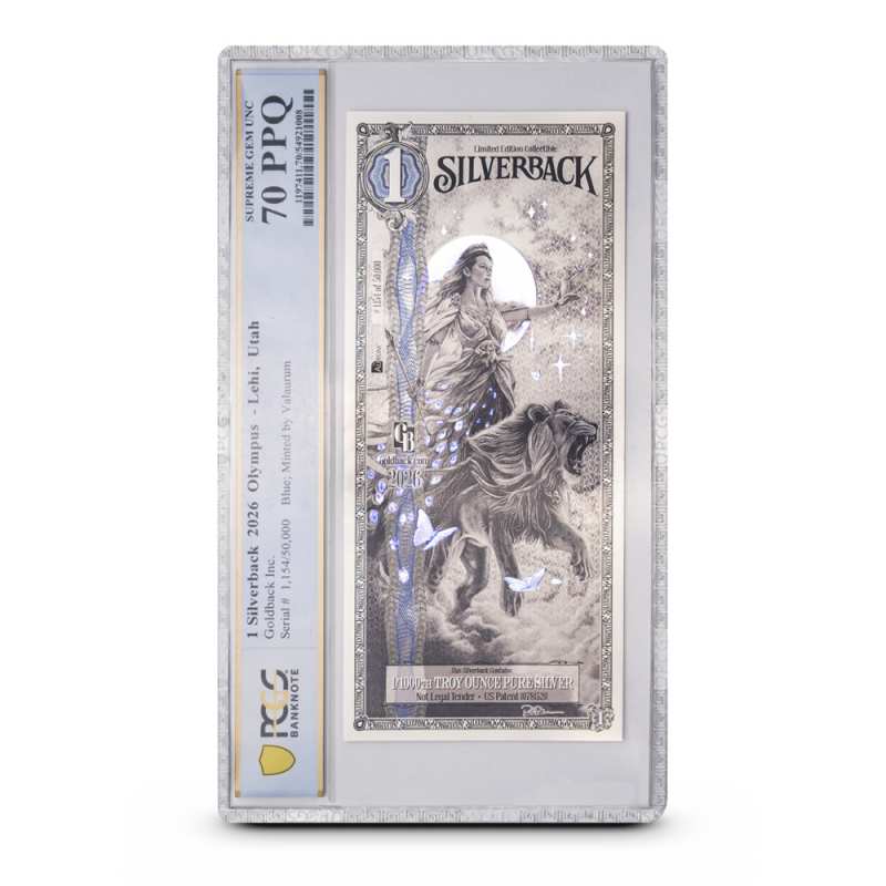 1 Hera Standard Silverback Silver Note (70 PPQ) l JM Bullion™