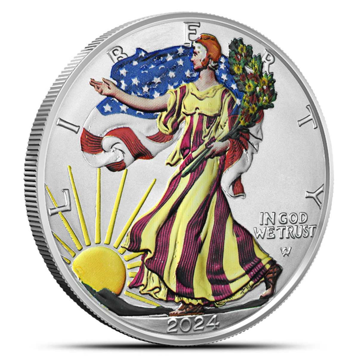2024 1 oz Colorized American Silver Eagle Coin (BU) l JM Bullion™