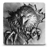 2 oz Furious Beast The Eagle Silver Stackable (New)